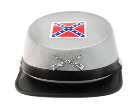 Isolated confederate hat Фото