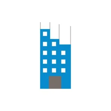 Isolated construction building flat design Ilustración de archivo