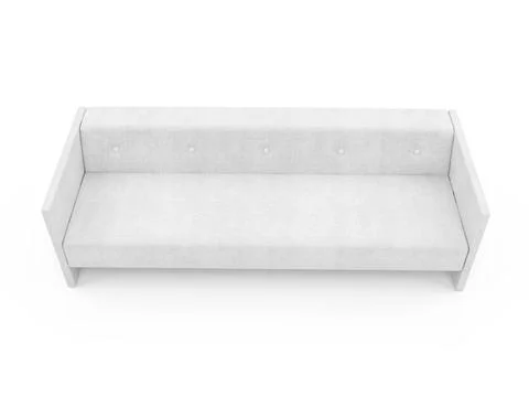 Isolated couch over white background Stock-Illustration