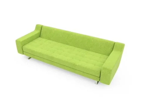 Isolated couch over white background Stock-Illustration