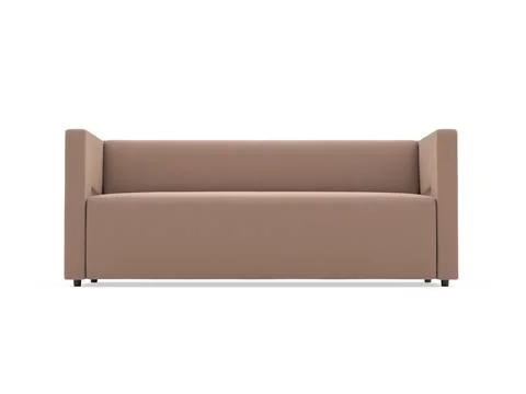 Isolated couch over white background Stock Illustration