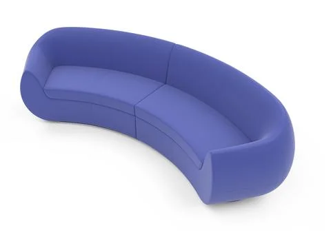 Isolated couch over white background Stock-Illustration