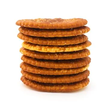 Isolated Crackers Stock Photos