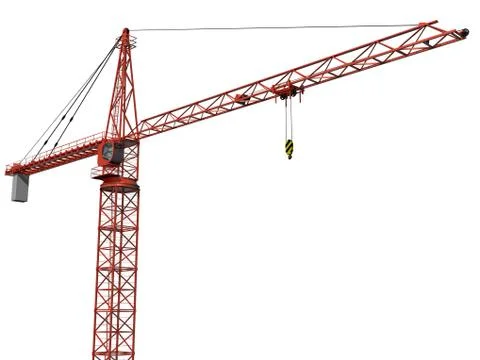 Isolated crane Stock Illustration