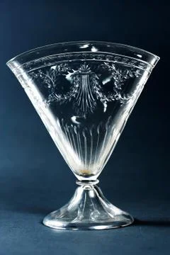 Isolated Crystal vase Stock Photos