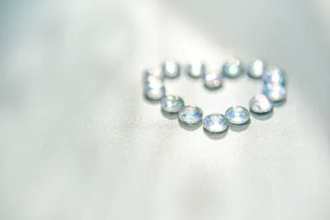 Isolated crystals on the plain background with the side light Stockfoto's