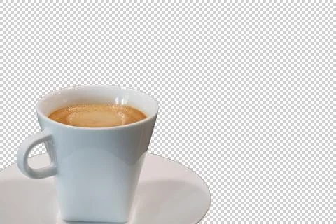 Isolated cup of coffee Stock Photos