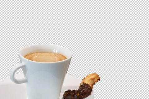 Isolated cup of coffee Stock Photos