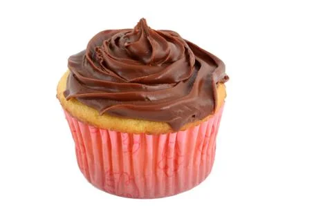 Isolated cupcake Foto stock
