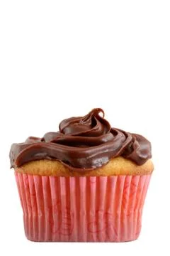 Isolated cupcake Stock Photos