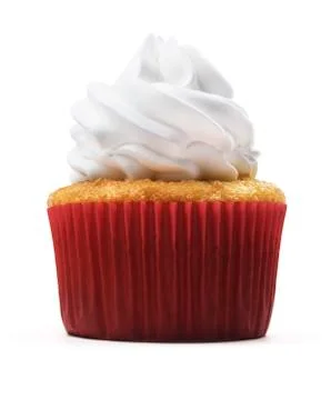 Isolated Cupcake Foto stock