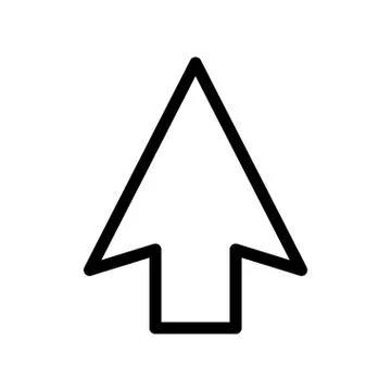Isolated cursor arrow vector design Stock Illustration