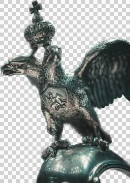 Isolated cutout - Russian eagle Stock Photos