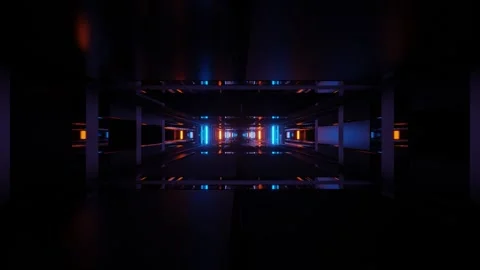 A isolated dark dimensional lightroom Stock Footage 160523607