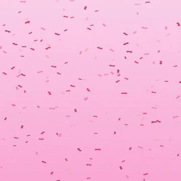 Isolated dark pink fluffy cloud particles on transparent background illustr.. Stock Illustration