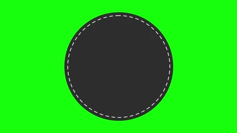 Isolated Dark Round Banner Stock Footage 253081096