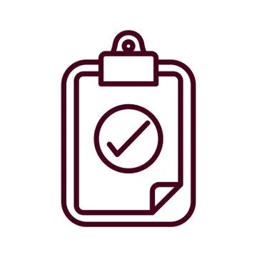 Isolated data document and check mark vector design Stock Illustration