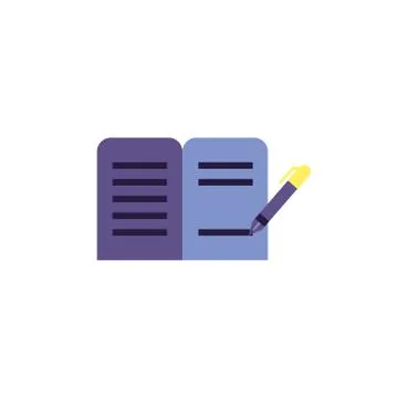 Isolated data document and pen vector design イラスト素材
