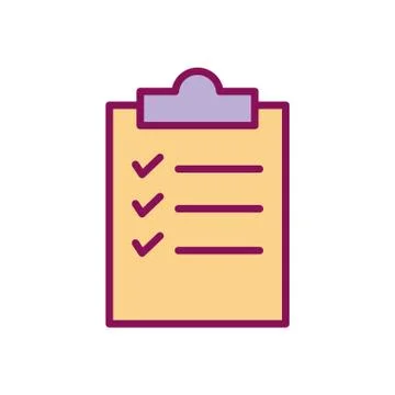 Isolated data document line and fill style icon vector design Stock Illustration