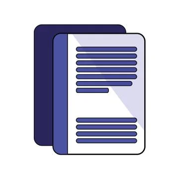 Isolated data document vector design Illustrazione stock
