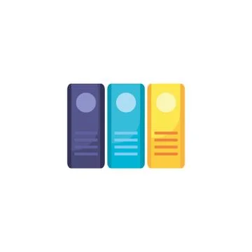 Isolated data documents vector design Stockillustratie