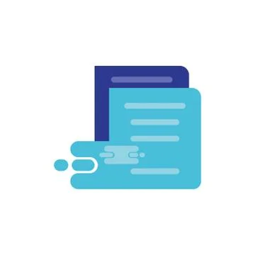 Isolated data documents vector design 库存插图