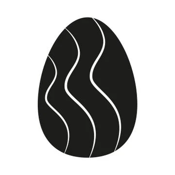 Isolated decorated easter eggs Illustrazione stock