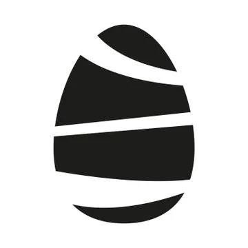 Isolated decorated easter eggs Illustrazione stock