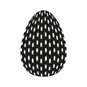 Isolated decorated easter eggs Illustrazione stock