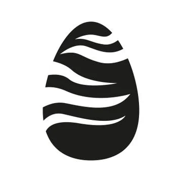 Isolated decorated easter eggs Illustrazione stock