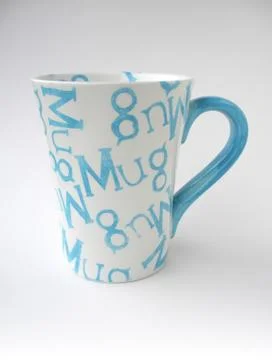 Isolated design mug Stock Photos