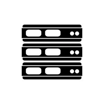 Isolated device and data base design Stock Illustration
