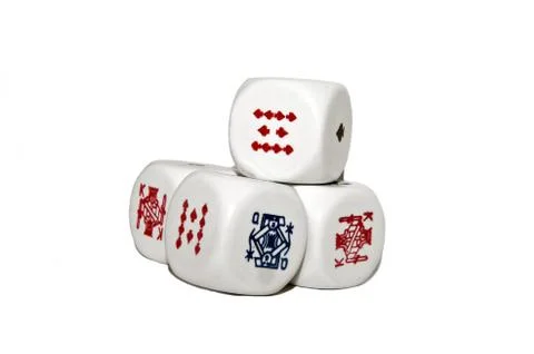 Isolated dices Stock Photos