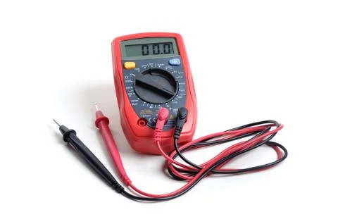 Isolated digital multimeter Foto stock