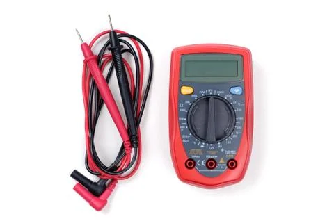 Isolated digital multimeter Foto stock