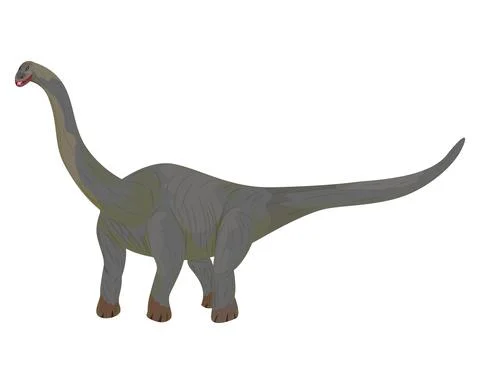 Isolated dinosaur on white background vector design Stock Illustration