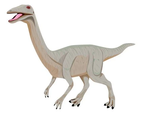 Isolated dinosaur on white background vector design Stock Illustration