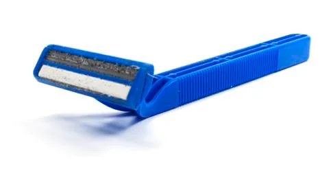 Isolated disposable razor Stock Photos