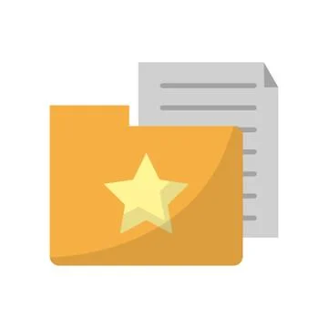 Isolated document and file design 스톡 일러스트