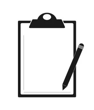 Isolated document design Illustrazione stock