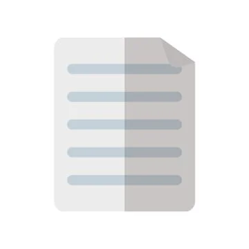 Isolated document vector design Stockillustratie