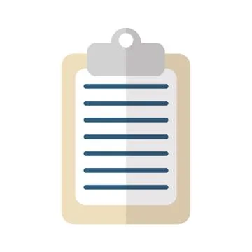 Isolated document vector design 스톡 일러스트