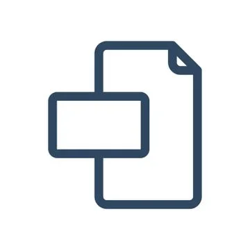 Isolated document vector design Illustrazione stock