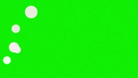 Isolated dots element on chroma key green screen background with gentle Stock Footage 337047513