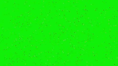 Isolated dots element on chroma key green screen background with gentle Stock Footage 337047520