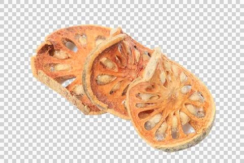 Isolated of a dry fruit, dried fruit isolated on white Stockfoto's