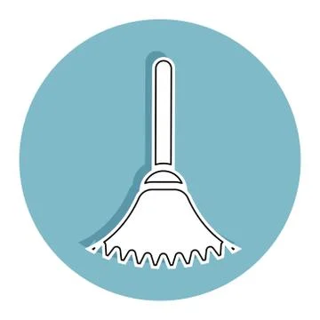 Isolated duster icon Stock Illustration