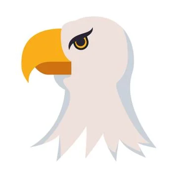 Isolated eagle bird vector design 스톡 일러스트