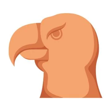 Isolated eagle bird vector design Stock Illustration