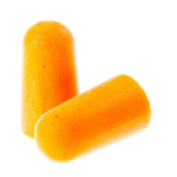 Isolated earplugs Stock Photos